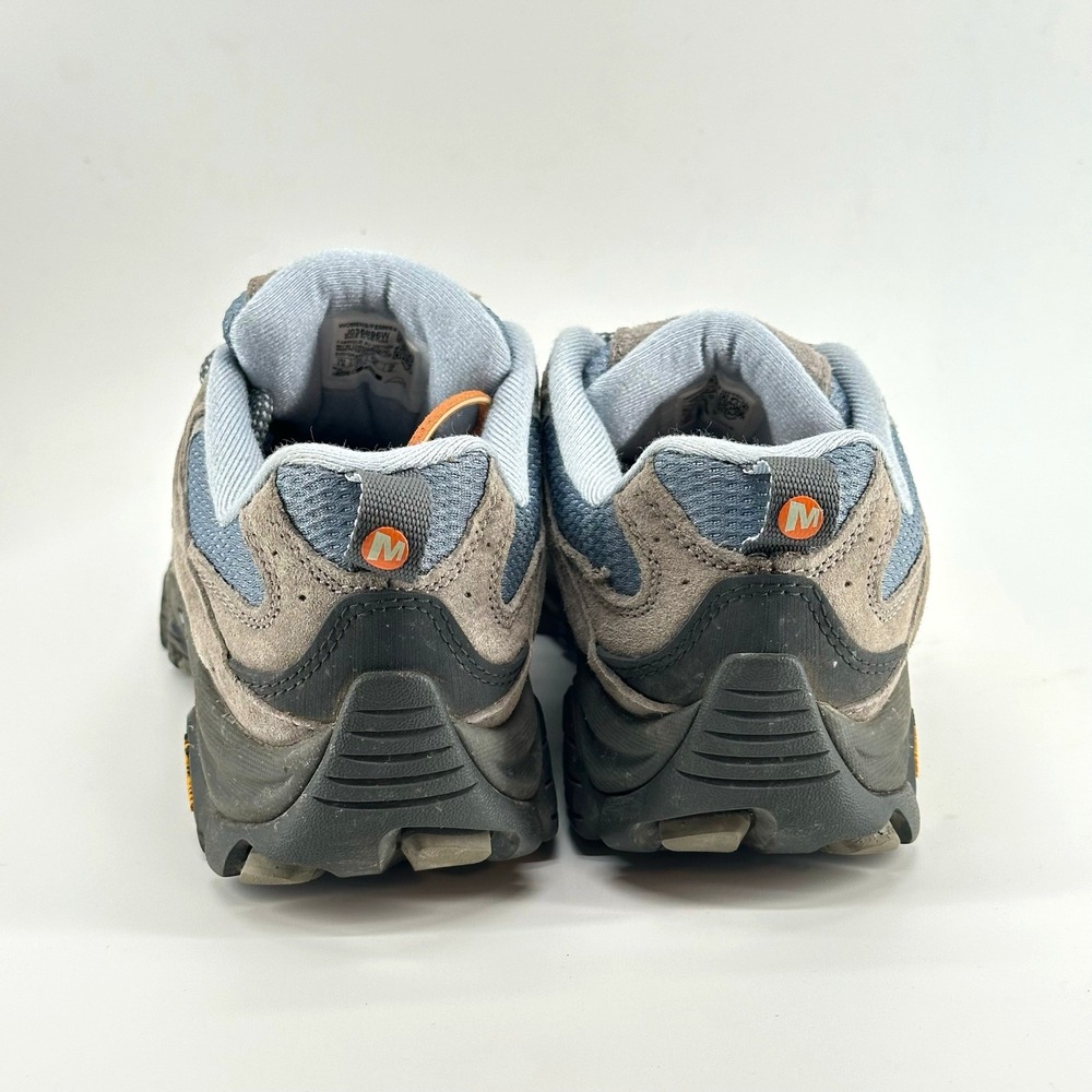 Merrell Moab 3 Hiking Shoes Women 9 Wide Blue J035896W Suede Mesh Vibram Low Top - Picture 5 of 8